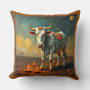 Sacred Koe Diwali Home Charm Kussen