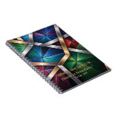 Sacred Light" Geometric Prayer Journal - Stained Notitieboek (Rechterzijde)