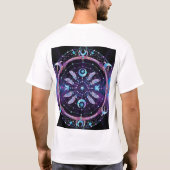 Sacred Line Native American Symbol Tattoo Art T-shirt (Achterkant)