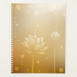 Sacred Lotus Hardcover Daily Planner