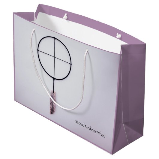 Sacred Medicine Wheel Large Cadeautasje (Achterkant Gekanteld)