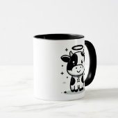Sacred Moo-Ment Holy Cow Mug – Floating Cow Mok (Voorkant rechts)