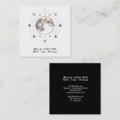 *~* Sacred Moon Phases Universe Luna Shaman Stars Vierkante Visitekaartje (Voorkant / Achterkant)