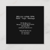 *~* Sacred Moon Phases Universe Stars Luna Shaman Vierkante Visitekaartje (Achterkant)