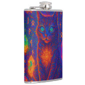 Sacred Neon Cat Heupfles (Rechts)