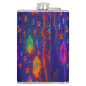 Sacred Neon Cat Heupfles (Achterkant)