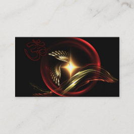 Sacred Om cards Visitekaartje