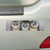 Sacred Owl Noord-Amerikaans Indiaan Bumpersticker (Op auto)