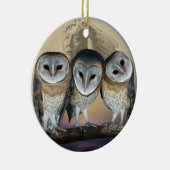 Sacred Owl Noord-Amerikaans Indiaan Keramisch Ornament (Rechts)