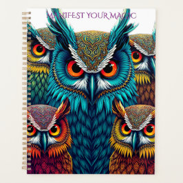 🦉 Sacred Owl Wisdom - Mystical Planning Journal Planner