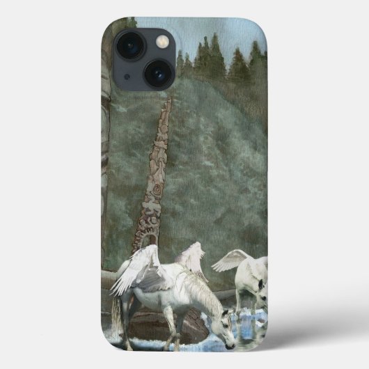 Sacred Pegasi Drink de Fantasy Art Case-Mate iPhone Case (Achterkant)