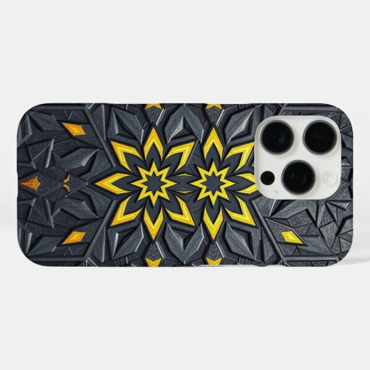 Sacred Persian Girih Pattern | Elegant Geometric Case-Mate iPhone Case (Achterkant (horizontaal))