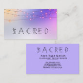 *~* SACRED Psychic Reiki van het Koord van het Pas Visitekaartje (Voorkant / Achterkant)