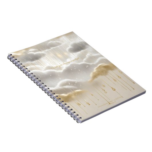 Sacred Rainlight Clouds Journal Notitieboek (Rechterzijde)
