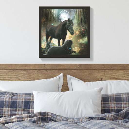 Sacred Retreat - Wrapped Canvas (Insitu (Slaapkamer))