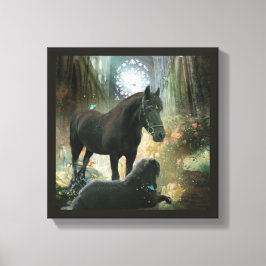 Sacred Retreat - Wrapped Canvas Afdruk