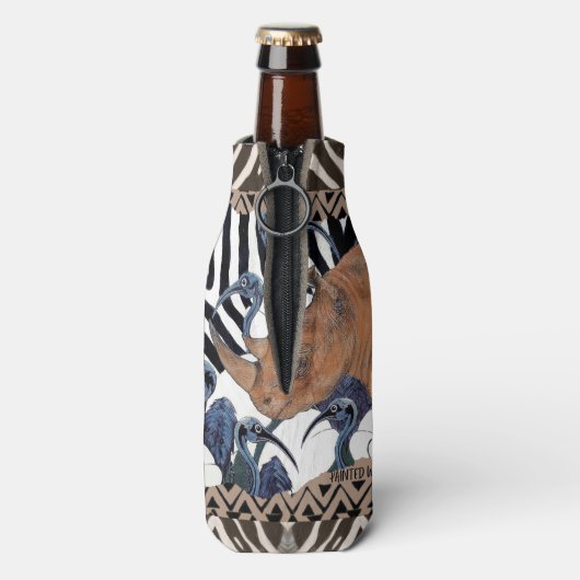 Sacred Rhino Flesjeskoeler (Fles Achterkant)