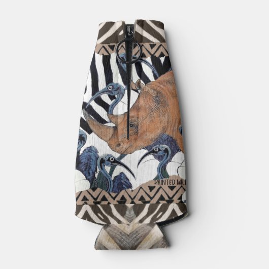 Sacred Rhino Flesjeskoeler (Achterkant)