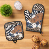 Sacred Rhino Ovenwant & Pannenlap Set (Top down)