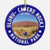 Sacred Rock of Australia – Uluru National Park Keramisch Ornament (Voorkant)