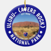 Sacred Rock of Australia – Uluru National Park Keramisch Ornament (Achterkant)