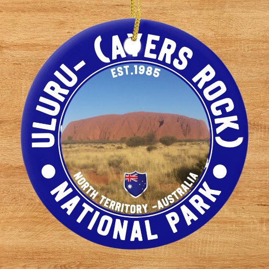 Sacred Rock of Australia – Uluru National Park Keramisch Ornament