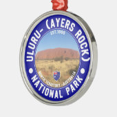 Sacred Rock of Australia – Uluru National Park Metalen Ornament (Links)