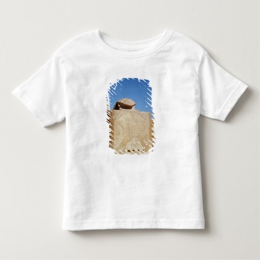 Sacred scarab standbeeld in de tempel van Amun Kinder Shirts (Voorkant)