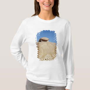Sacred scarab standbeeld in de tempel van Amun T-shirt