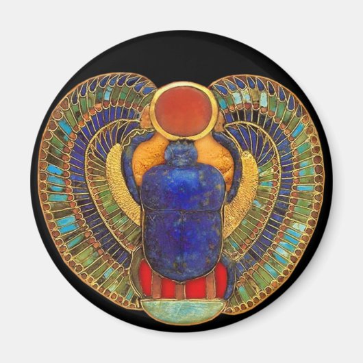 Sacred Scarab van het oude Egypte Magneet (Voorkant)