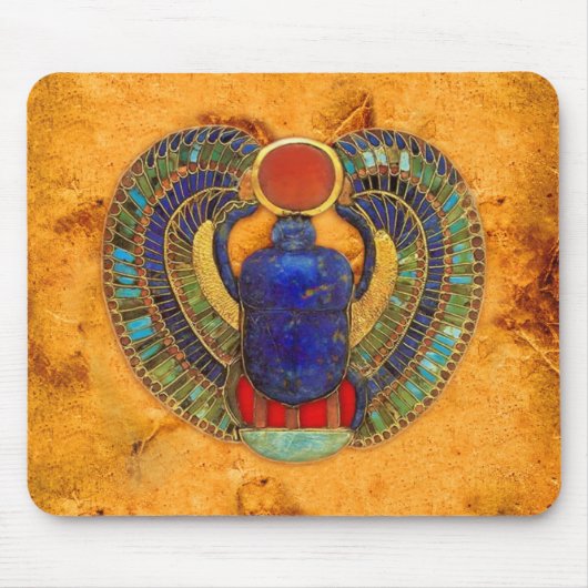 Sacred Scarab van het oude Egypte Muismat (Voorkant)