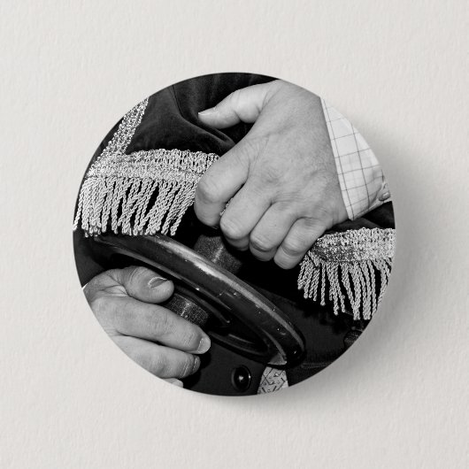 Sacred Scroll Ronde Button 5,7 Cm (Voorkant)