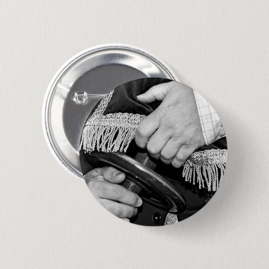 Sacred Scroll Ronde Button 5,7 Cm (Voorkant /achterkant)