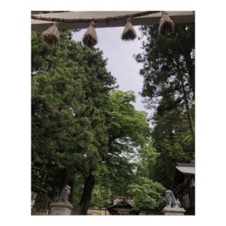 Sacred Shrine Entrance in Japan Perfect Poster