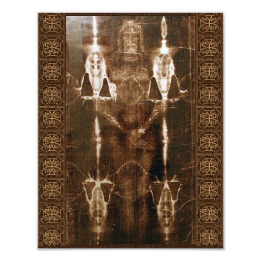 SACRED SHROUD OF TURIN FOTO AFDRUK (Voorkant)