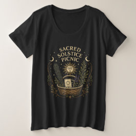 Sacred Solstice Picnic Litha  Grote Maat T-shirt