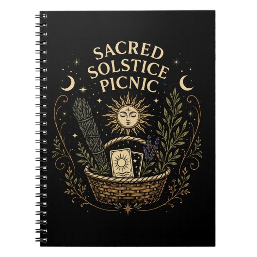 Sacred Solstice Picnic Litha Notitieboek (Voorkant)