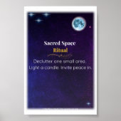 Sacred Space Ritual – Verticaal Poster (4x6) (Voorkant)