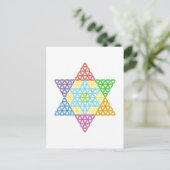 Sacred Star - Star of Life, 04/3D-CF. Briefkaart (Staand voorkant)