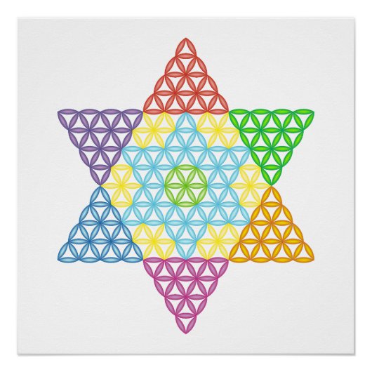 Sacred Star - Star of Life, 04/3D-CF. Perfect Poster (Voorkant)