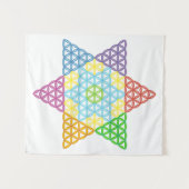 Sacred Star - Star of Life, 04/3D-CF. Wandkleed (Voorkant (horizontaal))