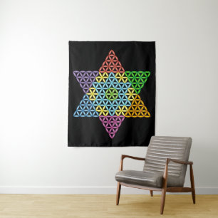 Sacred Star - Star of Life, 04/3D-CF. Wandkleed