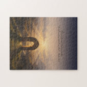 Sacred Stone Arch Sunset Jigsaw Puzzle Legpuzzel (Horizontaal)