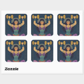 Sacred Strength Goddess Weightlifting Sticker (Vel)