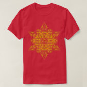 Sacred Supercube Yellow T-shirt (Design voorkant)