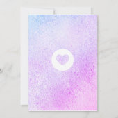 *~* Sacred Symbool Spiritueel pastel bruiloft Kaart (Achterkant)