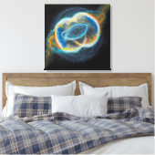 Sacred Union Vesica Piscis Nebulae Canvas Afdruk (Insitu (Slaapkamer))