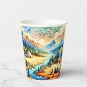 Sacred Valley Symbolic Celebration Design Papieren Bekers (Voorkant)