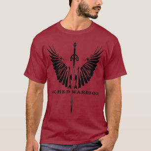 SACRED-WARRIOR-WINGS-AND-SWORD T-SHIRT