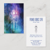 *~* Sacred Waterverf Aztec Shaman Tribal Primal Visitekaartje (Voorkant / Achterkant)